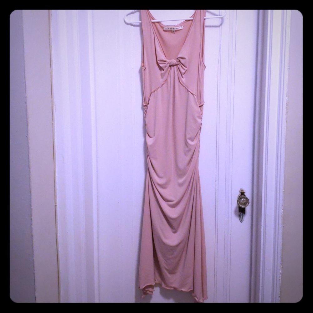 Pink sleeveless dress